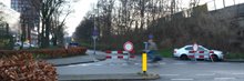 canvas-Parallelweg Europwaweg afgesloten 11 januari 2016 - Foto John Brouwer 20160111_084855