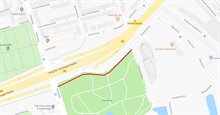 plattegrond afsluiting fietspad kempkensberg