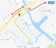 Nieuwe route H.L.Wicherstraat 2018-03