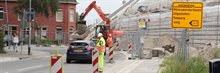 canvas-02Combinatie Herepoort gebruikt een soort lopende band om het zand naar boven te brengen