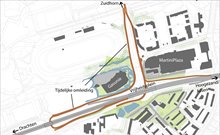 Plattegrond tijdelijk Vrijheidsplein bewerkt