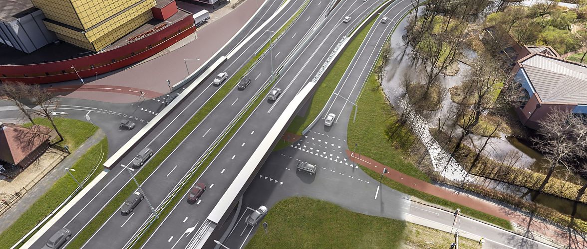 Fietsroute Concourslaan-Leonardspringerlaan 2030