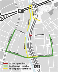 GB omleidingsroutes afsluiting Van Iddekingeweg V3