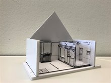 Kinderen Papiermolen afbeelding 3d model woning