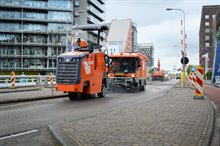 14 mei - verwijderen van de oude asfaltlaag