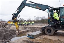 maart 2017: Officiële start bouw Helperzoomtunnel met wethouder Paul de Rook.