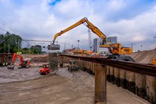 Werkzaamheden locatie Helperzoomtunnel