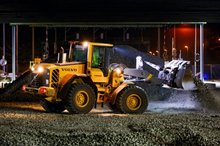 Terugstorten van het spoorballast (de steentjes tussen de sporen)