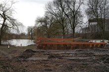 Bouwkuip bij de Julianavijver (februari 2017)