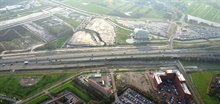 November 2017: de bus op- en afrit zijn zo goed als klaar om in gebruik te nemen.