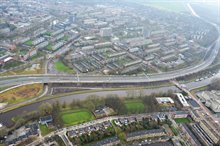 Langs de Brailleweg, Van Eedenstraat en A28 zijn de bomen gekapt.