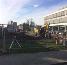 8 februari 2018: Grond uitgraven.