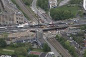 De Esperantokruising kon open blijven voor het verkeer, met dank aan de verkeersregelaars.