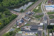 Het inschuiven van de tunnelmoot van de Helperzoomtunnel kon helaas niet doorgaan.