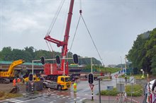 Sloopwerkzaamheden viaduct Hereweg
