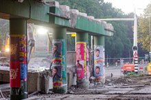 Gedeeltelijke fundering viadu ct Hereweg