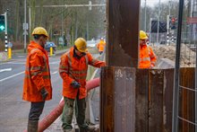 Intrillen damwanden 8 feb Hereweg Raymond Bos_ Foto ID-3791022