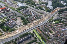 Overzichtsfoto bouwkuip verdiepte ligging