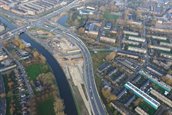 Overzichtsfoto Brailleweg en Julianaplein