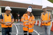 Nieuwe viaduct A28 geopend