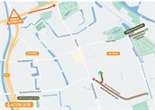 20220323 kaart helpman tijdelijke verkeersmaatregelen fase 5 Operatie Julianaplein v2