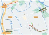 20220323 kaart helpman tijdelijke verkeersmaatregelen fase 5 Operatie Julianaplein v2