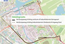 omleidingsroutes knooppunt euvelgunne