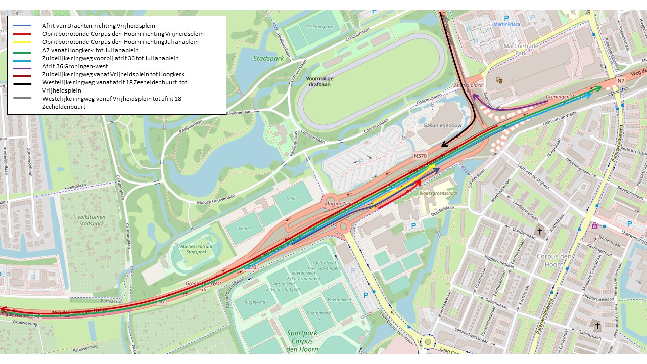 kaart west september-oktober 2022