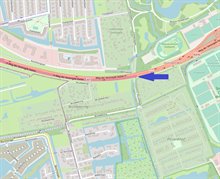 20221104 locatie piccrdthoftunnel met pijl - open street map