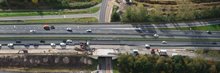 20221025 luchtfoto viaduct busbaan Hoogkerk header - foto Rijkswaterstaat