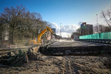 Sloop viaduct Concourslaan in beeld