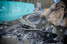 Sloop viaduct Concourslaan in beeld