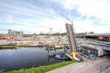 Het uitzicht vanaf het uitkijkpunt bij het Julianaplein. Foto: Raymond Bos