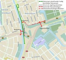 20230302 fietsverbindingen rondom Julianaplein met oplossing Brailleweg