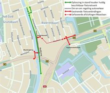 20230302 fietsverbindingen rondom Julianaplein met oplossing Brailleweg