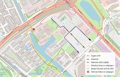 Een overzicht van de verschillende routes. Afbeelding: OpenStreetMap