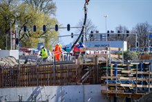 Betonstort eerste dek Julianaplein in beeld