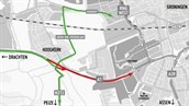 20230510 kaart afsluiting A7 richting de stad - Groningen Bereikbaar
