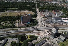 Werkzaamheden Vrijheidsplein. Foto: Rijkswaterstaat