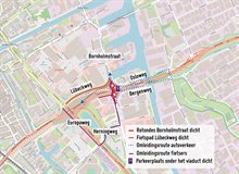 Omleiding rotondes Bornholmstraat 3 juli tot vrijdag 7 juli