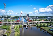 230720 Inhijsen brugdek Euvelgunnerbrug Raymond Bos Beeldnummer 0526