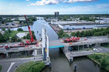 230720 Inhijsen brugdek Euvelgunnerbrug Raymond Bos Beeldnummer 0551