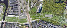 20250506 Impressie Zuiderplantsoen vanuit de lucht - V00 Zuiderplantsoen op luchtfoto